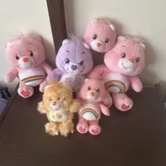 ケアベア ビンテージ ぬいぐるみ 6体セット ケナー社 環境ベア含む