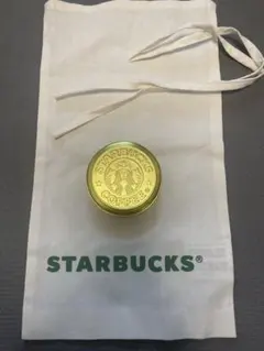 スターバックス ゴールド空き缶 キャンバス ギフト袋 セット