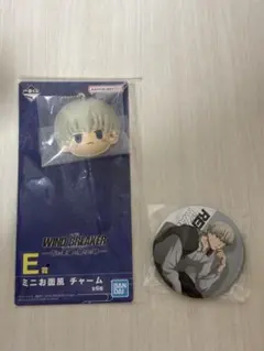 WIND BREAKER 梶蓮 ミニお面風チャーム＆缶バッジ セット(バラも可)