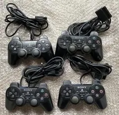 動作確認済 プレステ2 SONY 純正 コントローラー 4個セット PS2
