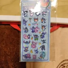 スティッチ 立体シール 夏テーマ