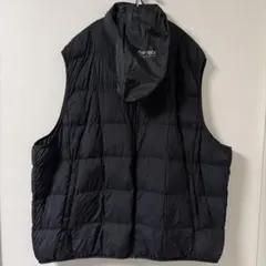 UNIQLO パフテックベスト ブラック 4XLオンライン限定サイズ　収納袋付き