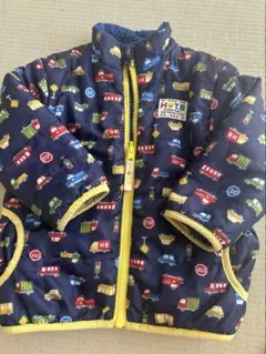 HOT BISCUITS 乗り物柄リバーシブルアウター90サイズ