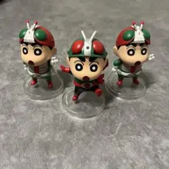 クレヨンしんちゃん仮面ライダーコラボ3体セット