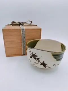 d803 菓子器 喰籠 織部 梅村晴峰 木箱 茶道具 古物 - メルカリ