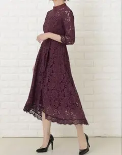 新品！フィッシュテール ロング丈ワンピース パーティードレス フォーマル　赤