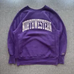 【90s古着】championチャンピオン リバースウィーブ　カレッジプリントL