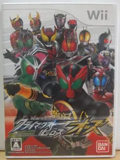 任天堂　Wii 専用ソフト　仮面ライダー　クライマックスヒーローズ　オーズ