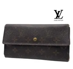 路易威登 長款錢包 錢包 Monogram 品牌 棕色 男士 女士