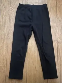 美品　プティマイン　リブレギンス　黒　110