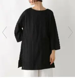 美品　LEPSIM　トップス　ワンピース　レース　黒　ラッセルレースのサムネイル