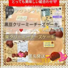 ○○黒豆 クリーミーチーズケーキ 5号2個 アウトレット 工場直売