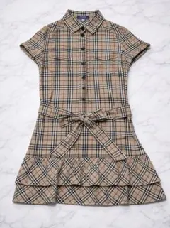 BURBERRY BLUELABEL 半袖　ミニワンピース