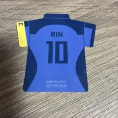 ブルーロック展 入場特典 糸師凛 ユニフォーム ステッカー