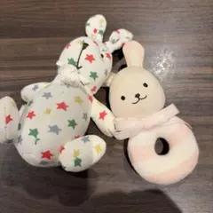ベビー　おもちゃ　ラトル　がらがら　うさぎ