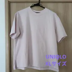 UNIQLO　ユニクロ　エアリズムコットンTシャツ　XLサイズ ピンク