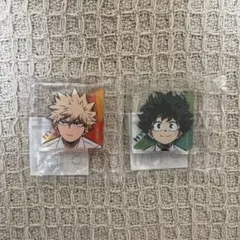 ヒロアカ miniアクリルブロック 青春ver. 爆豪 緑谷