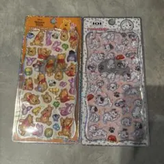 【正規品】プチドロップステッカー 101匹わんちゃん くまのプーさん 新品