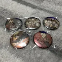 進撃の巨人　USJ 缶バッジ　ジャン　アルミン　ベルトルト　ライナー