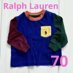 Ralph Lauren 長袖カットソー ポロ馬刺繍付き