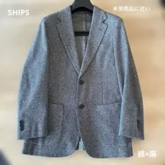 【SHIPS】メンズ テーラードジャケット グレーのサムネイル