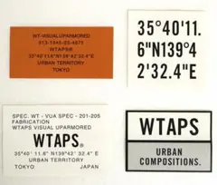WTAPS 非売品 ステッカー 4枚セット