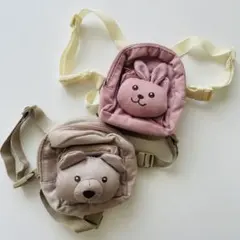 3COINS スリコ くま うさぎ　ペット用　リュック