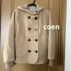 ☆coen フード付ショートPコート☆