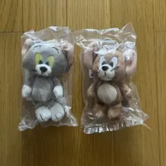 トムとジェリー　ぬいぐるみ　キーホルダー