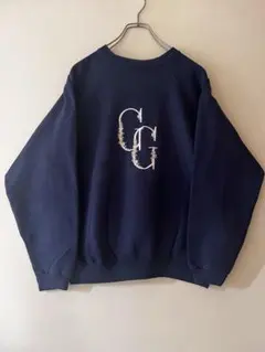 o*7様 No.4930 Hanes Her Way 花刺繍 スウェット USA