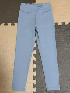 ユニクロ uniqlo KIDS スパッツairismブルーグレー　140cm