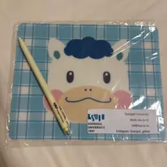 新品♡崇実大学 マウスパッド ボールペン セット 韓国 留学 大学 文房具 ペン