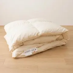 【雪国・真冬OK】日本製 羽毛布団 シングル ダックダウン93% 400dpのサムネイル