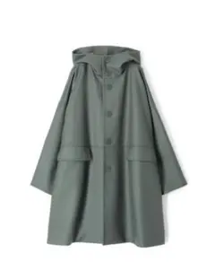 トゥモローランド　ライトメルトン フーデッドコート　カーキ　36