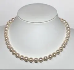 椿 様専用　D2203 大珠あこや真珠ネックレス8.5-9.0mm 追加代金