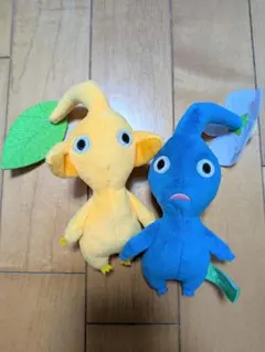 黄ピクミン(葉っぱ) 青ピクミン(花) ぬいぐるみ 2体セット
