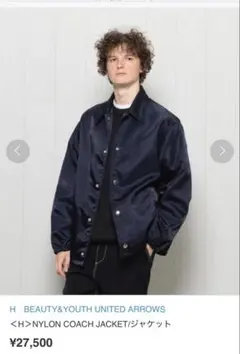 H BEAUTY&YOUTH UNITEDARROWS COACH JACKETのサムネイル