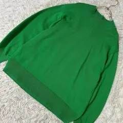 ［良品］SHIPS ハイネックプルオーバー グリーンのサムネイル