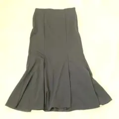 ジーユー カットソーマーメイドロングスカート XL 黒 大きいサイズ 上品 美品