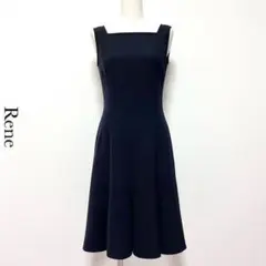 送料無料 美品 Rene ルネ TISSUE ノースリーブ ロング ワンピース