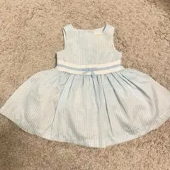 【GYMBOREE】水色 ギンガムチェック ワンピース♡3〜6mのサムネイル
