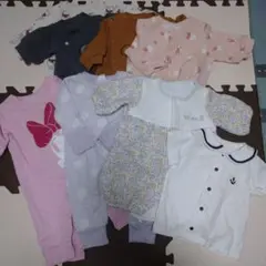 ベビーロンパースセット60cm