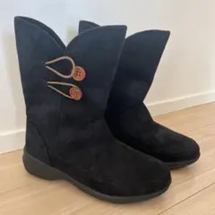 PURECONSCIOUS ブーツ　ミドル丈　23cm 黒