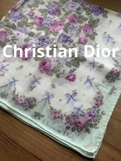 [新品] Christian Dior（クリスチャンディオール)花柄ハンカチーフのサムネイル