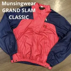 【美品】90's マンシングウェア　ナイロンジャケット　ビンテージ　バイカラー