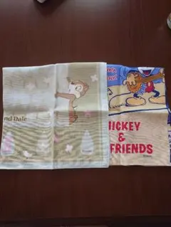 ベルメゾン　千趣会　ランチクロス　チップとデール、ディズニー　2枚