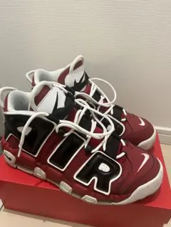 エアモアアップテンポ96 ブラックアンドバーシティレッド(2021) 27cm