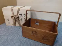 茶道具 煙草盆 莨盆 表千家 吸江斎 手付 桑 指物師 二代 新保喜斎 新品