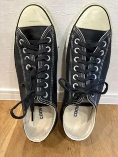 CONVERSE スニーカー オールスター　ブラック ローカット　レザー