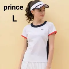美品　Princeプリンステニス・バドミントンウェアゲームシャツ WS2084